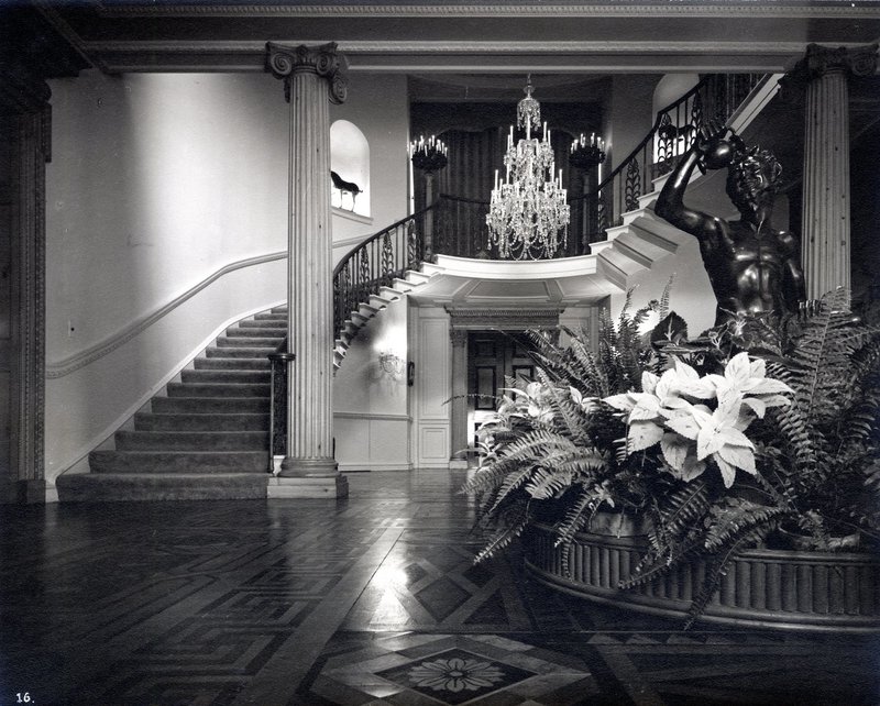 Grand staircase, historical photo